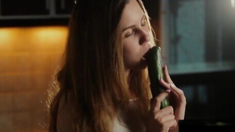 Video  TLE - vegetable anal movie